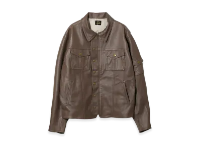 NEEDLES Southern Jacket - Sheepskin "Mocha"