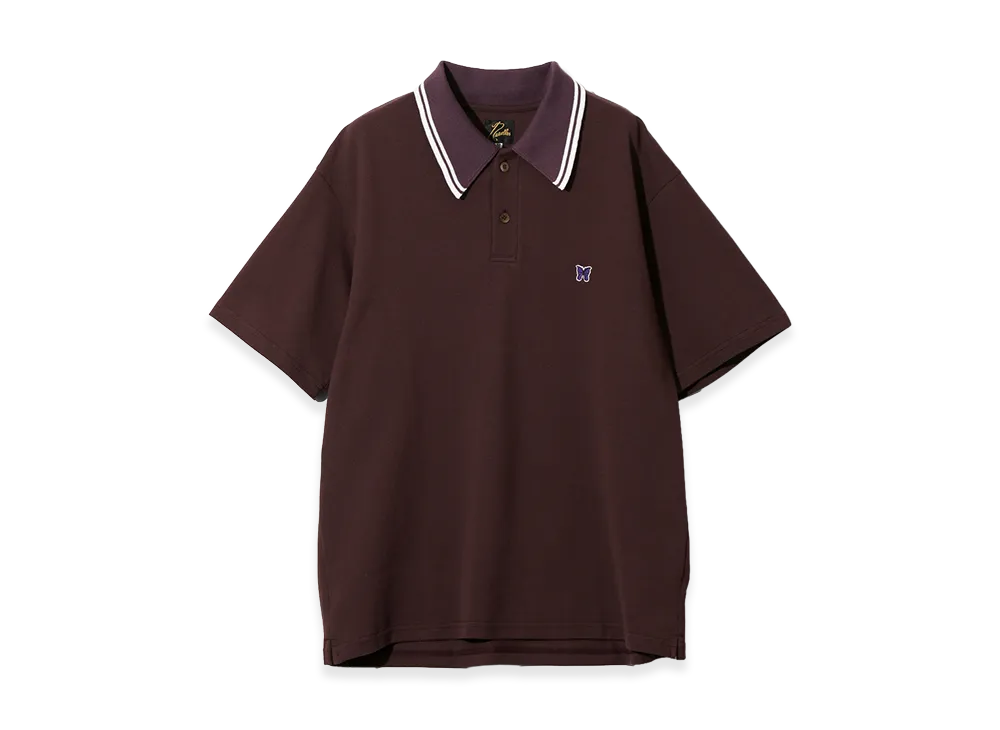 NEEDLES Regular Collar Polo - Cotton Pique "Purple"