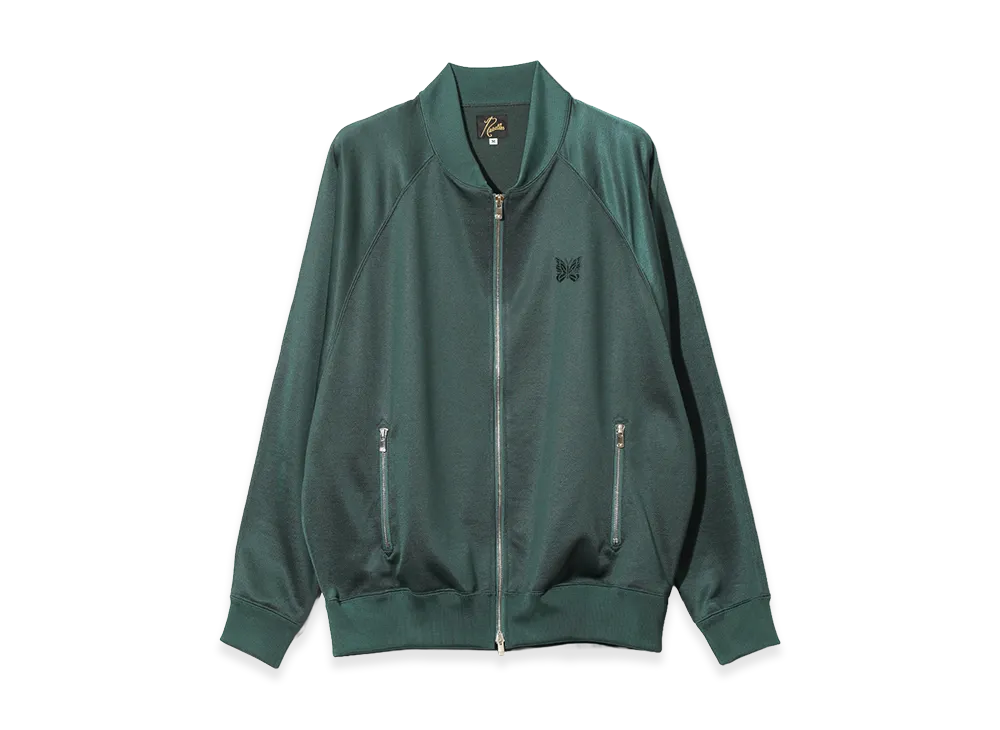 NEEDLES Dolman Sleeve Track Jacket - Bright Jersey "Dark Green"
