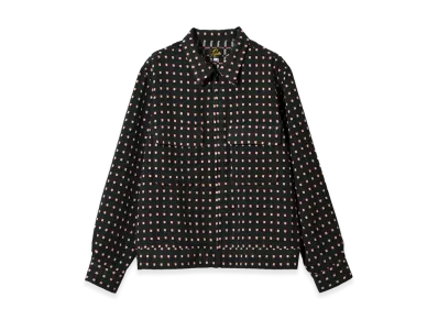 NEEDLES Sports Jacket - Dobby Square "Black/Medium"