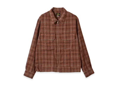 NEEDLES Sports Jacket - Dobby Grid "Brown"