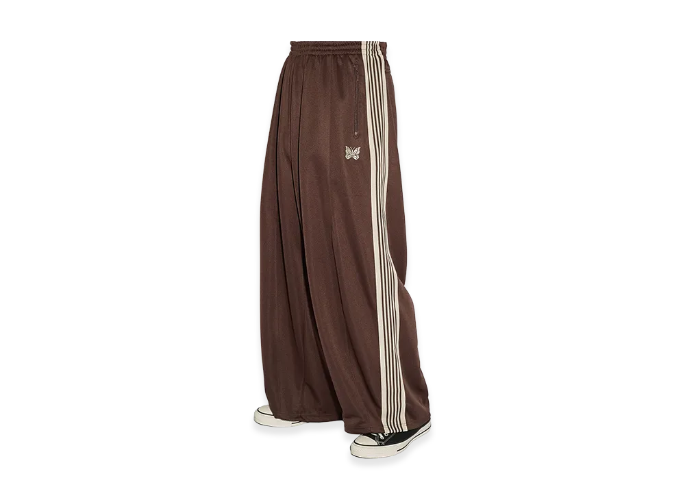 NEEDLES x STUDIOUS H.D. Track Pant - Poly Smooth "Brown"