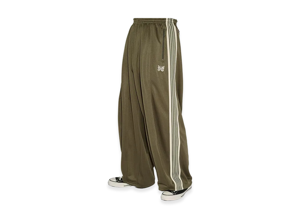NEEDLES x STUDIOUS H.D. Track Pant - Poly Smooth "Olive"