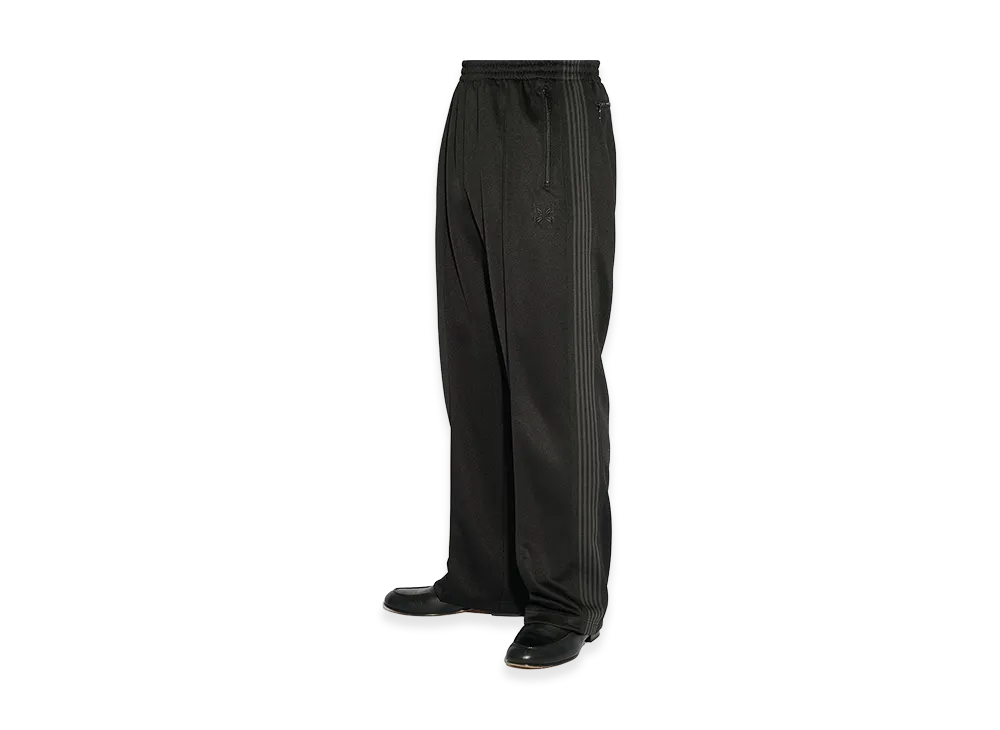 NEEDLES x STUDIOUS Track Pant - Poly Smooth "Black"