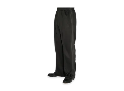 NEEDLES x STUDIOUS Track Pant - Poly Smooth "Black"