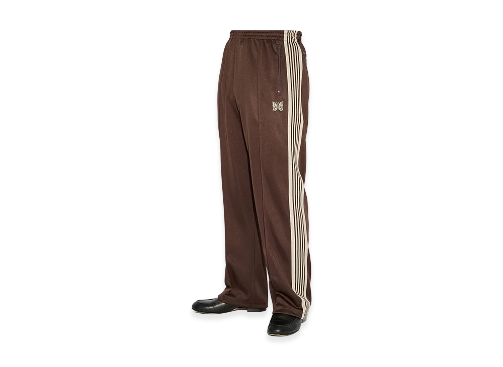 NEEDLES x STUDIOUS Track Pant - Poly Smooth "Brown"