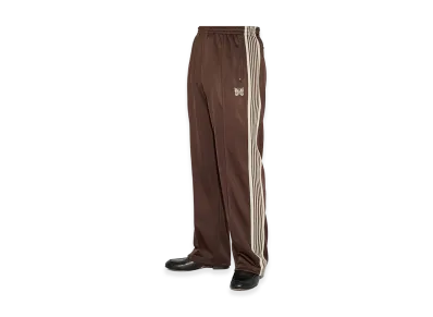 NEEDLES x STUDIOUS Track Pant - Poly Smooth "Brown"