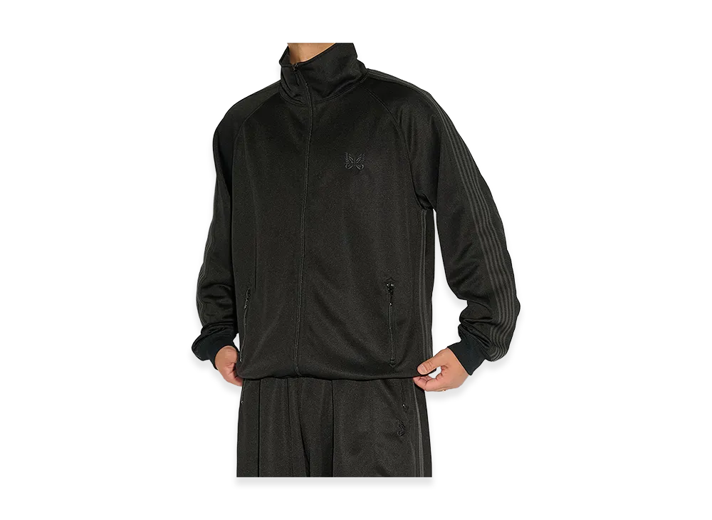 NEEDLES x STUDIOUS Track Jacket - Poly Smooth "Black"