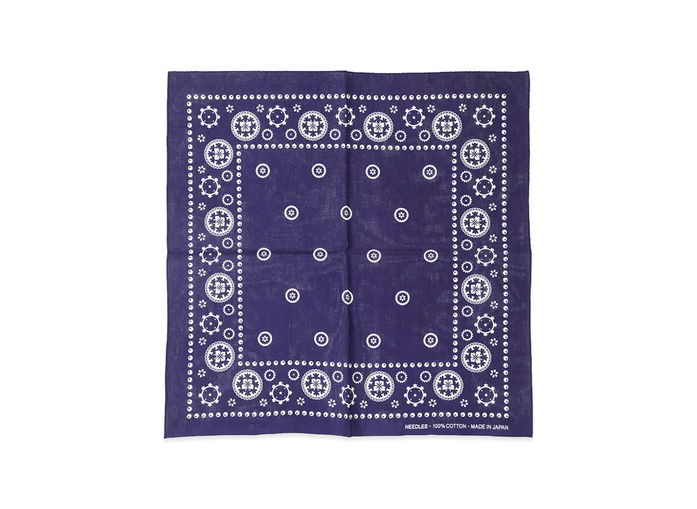 NEEDLES Bandana - Square "Eggplant"