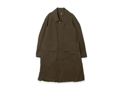 NEEDLES Bal Collar Coat - Waxed Cloth "Brown"