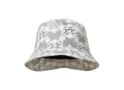 NEEDLES Bucket Hat - Papillon Print "White"