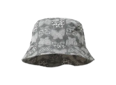 NEEDLES Bucket Hat - Papillon Print "Black"