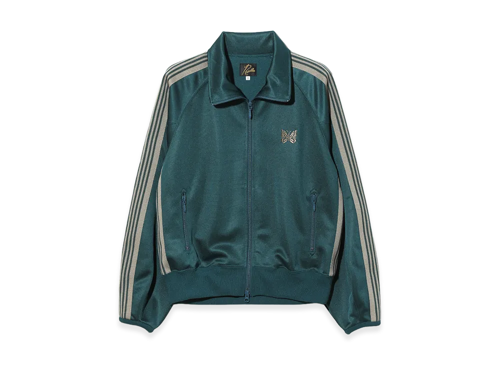 NEEDLES Puff Sleeve Track Jacket - Poly Smooth "Green"