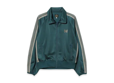 NEEDLES Puff Sleeve Track Jacket - Poly Smooth "Green"