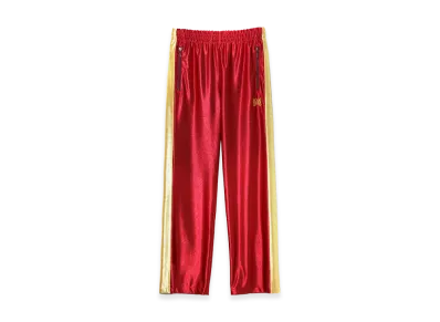 NEEDLES Side Line Track Pant - Tricot Sateen "Red"