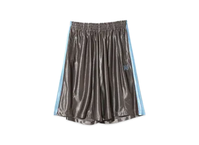 NEEDLES Side Line Track Short -Tricot Sateen "Greige"