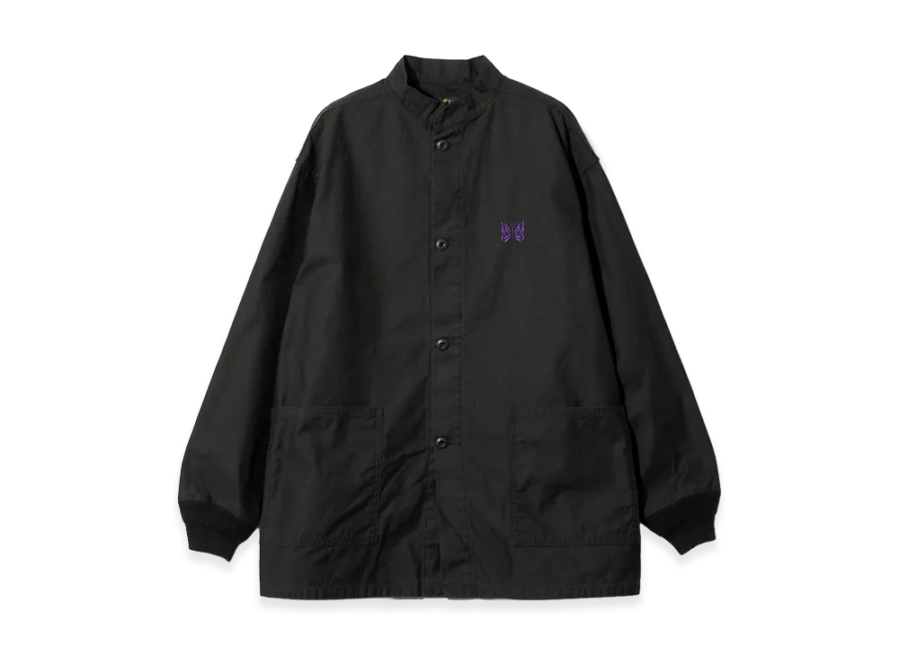 NEEDLES Army Shirt - Reversed Sateen "Black"