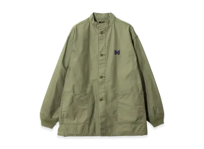 NEEDLES Army Shirt - Reversed Sateen "Olive"