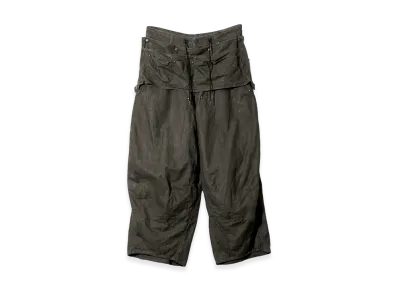 NEEDLES H.D. Apron Painter Pant - C/L Canvas / Sumi Dye "Black"
