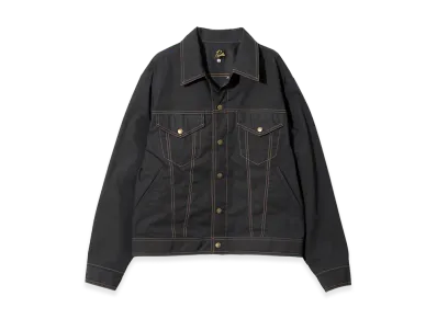 NEEDLES Jean Jacket - Memory Poly Taffeta "Black"