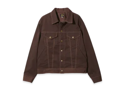 NEEDLES Jean Jacket - Memory Poly Taffeta "Brown"