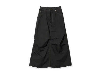 NEEDLES Women's H.D. Skirt - Memory Poly Taffeta "Black"