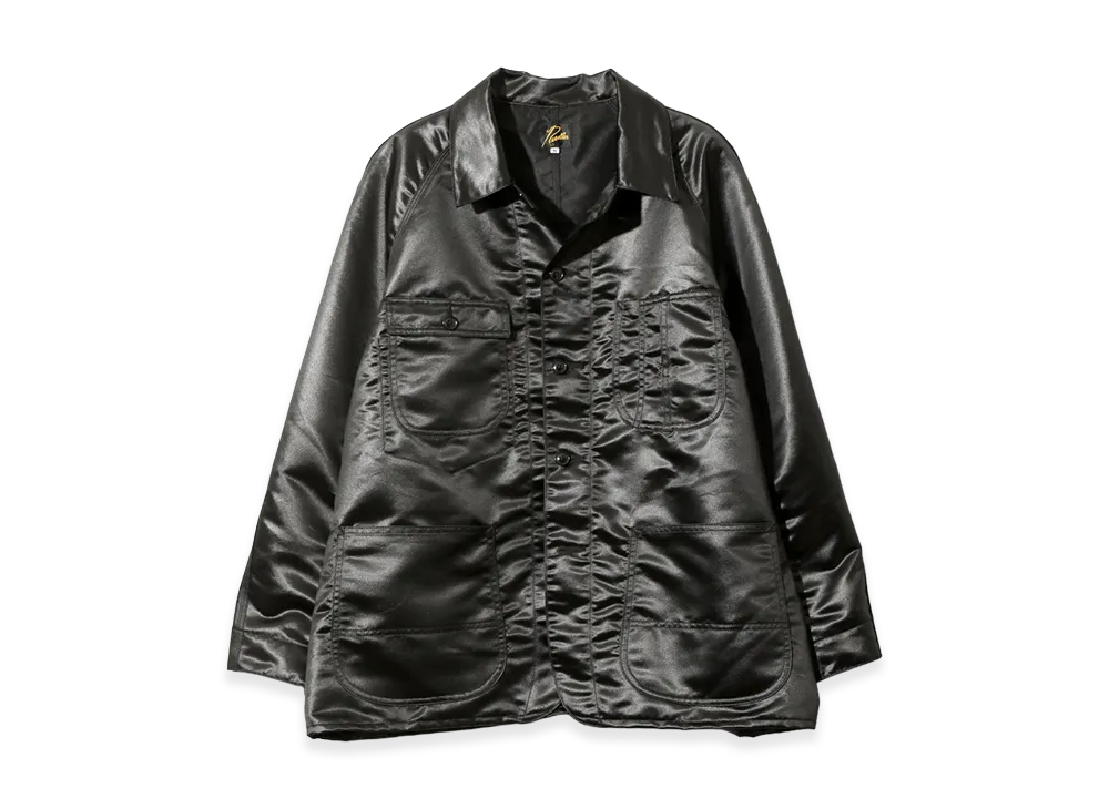 NEEDLES Coverall - Poly Coated Sateen "Black"