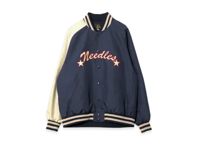 NEEDLES Stadium Jacket - Poly Shantung "Navy"