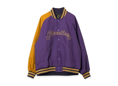 NEEDLES Stadium Jacket - Poly Shantung "Purple"