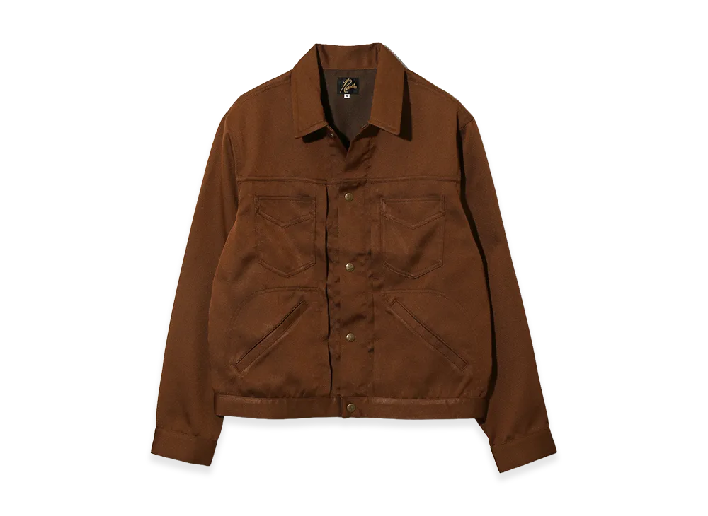 NEEDLES Penny Jean Jacket - Poly Twill "Brown"