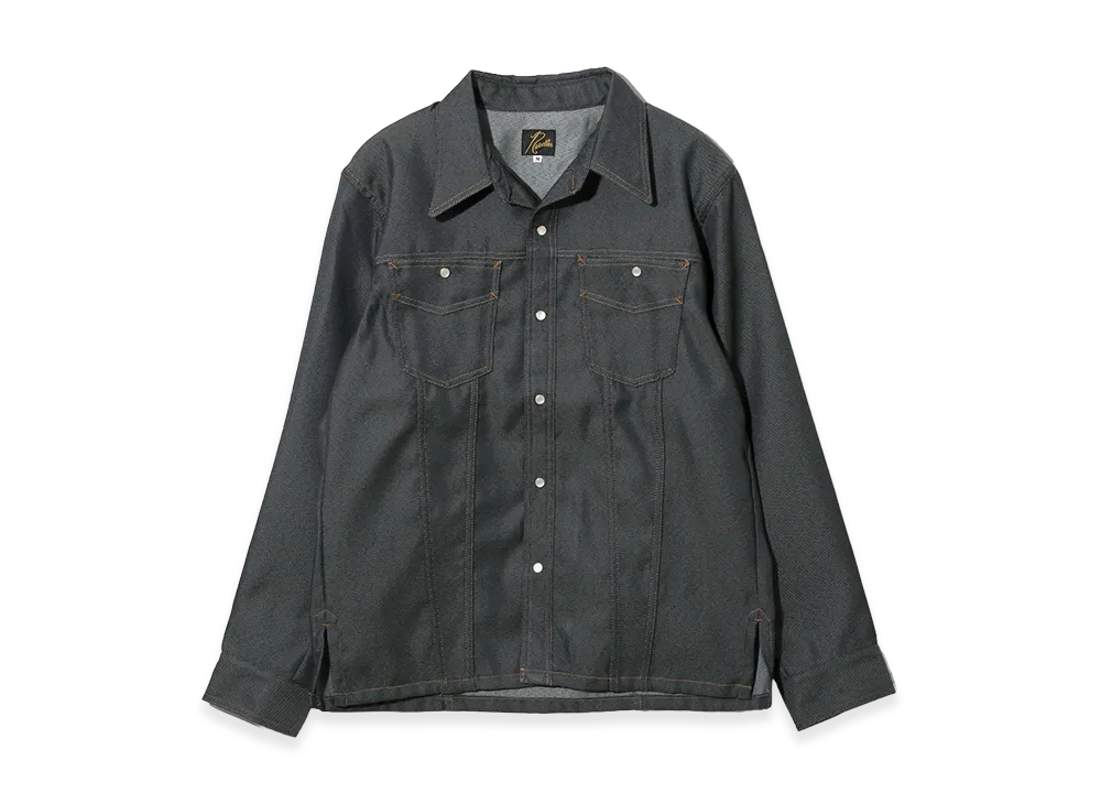 NEEDLES Saddleman Shirt - Poly Twill "Indigo"