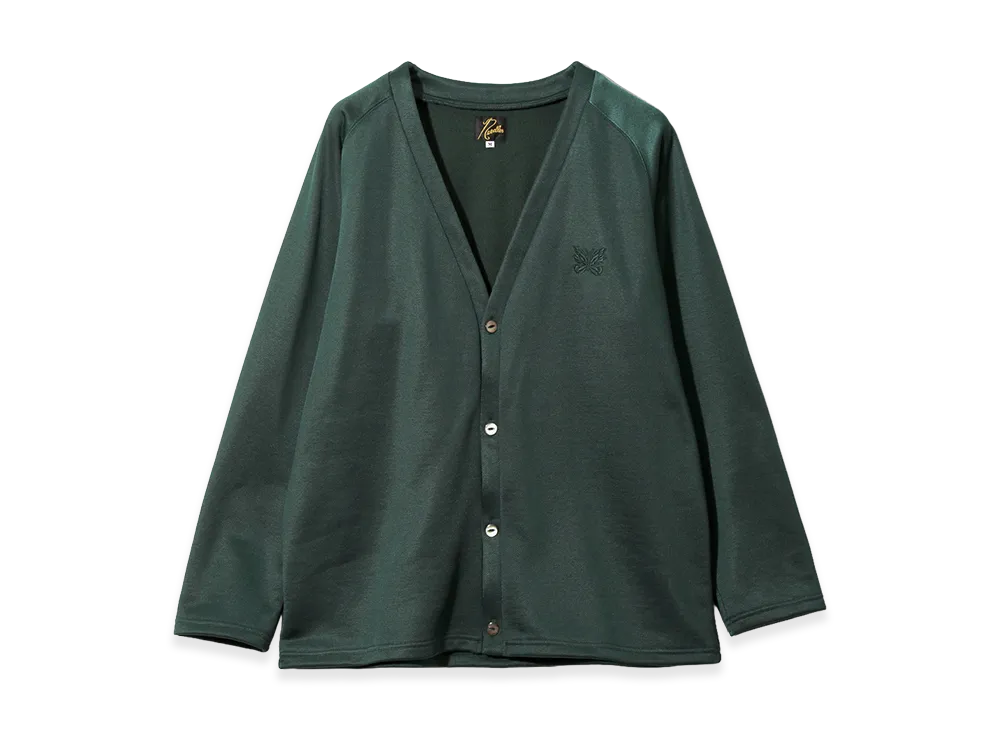 NEEDLES V-Neck Cardigan - Bright Jersey "Dk. Green"