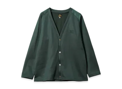 NEEDLES V-Neck Cardigan - Bright Jersey "Dk. Green"