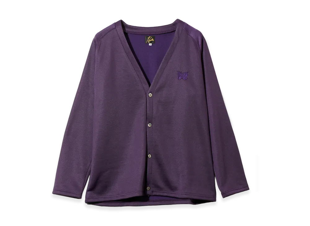 NEEDLES V-Neck Cardigan - Bright Jersey "Purple"