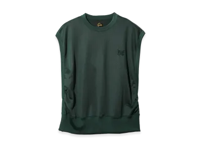 NEEDLES Sleeveless Shirt - Bright Jersey "Dk. Green"