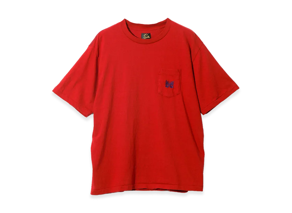 NEEDLES S/S Pocket Tee - Cotton Jersey "Red"