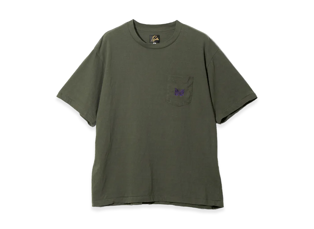 NEEDLES S/S Pocket Tee - Cotton Jersey "Green"