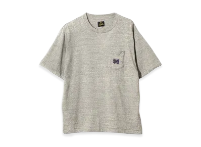 NEEDLES S/S Pocket Tee - Cotton Jersey "H. Grey"