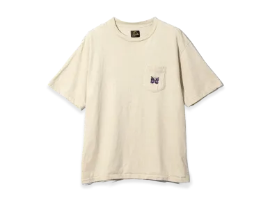 NEEDLES S/S Pocket Tee - Cotton Jersey "Beige"