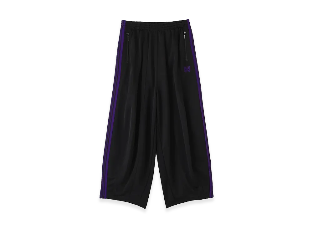 NEEDLES x LHP H.D.Track Pant - Poly Smooth "Black/Purple"