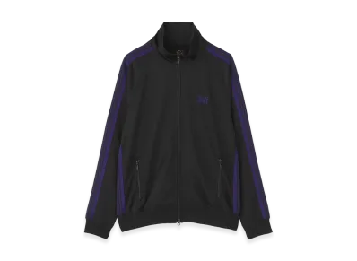 NEEDLES x LHP Track Jacket - Poly Smooth "Black/Purple"