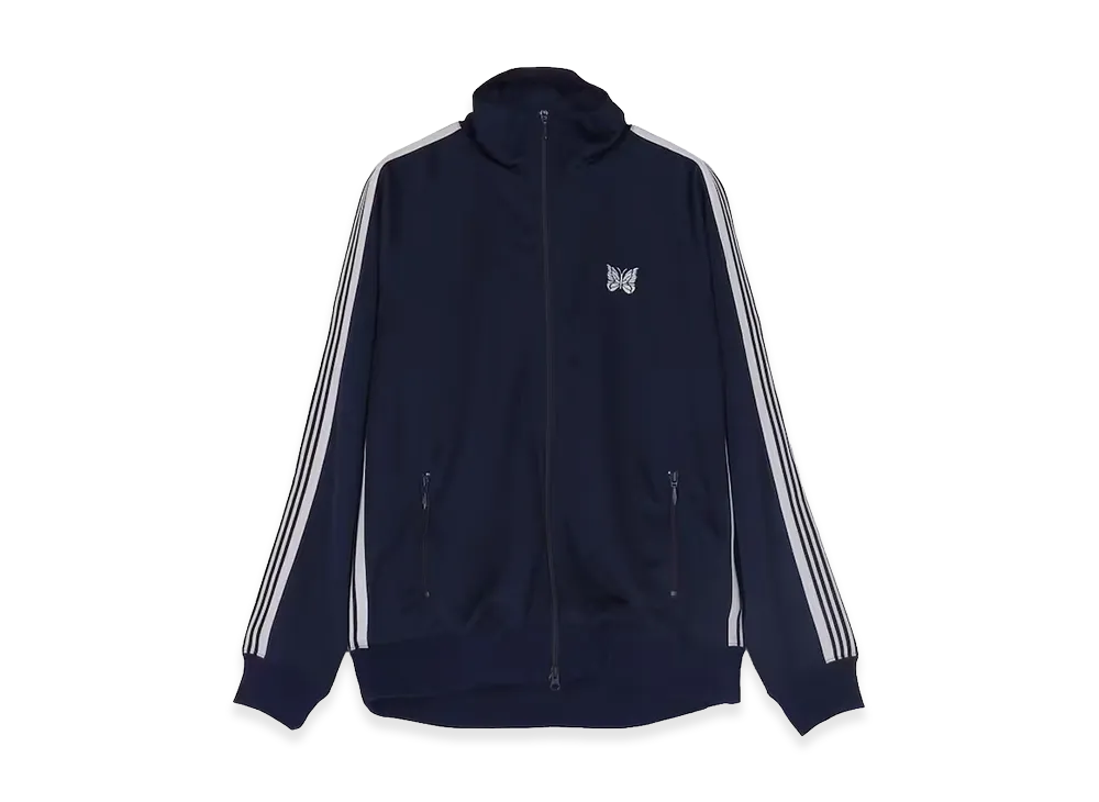 NEEDLES x FREAK'S STORE Track Jacket - PolySmooth "Navy Base/White"