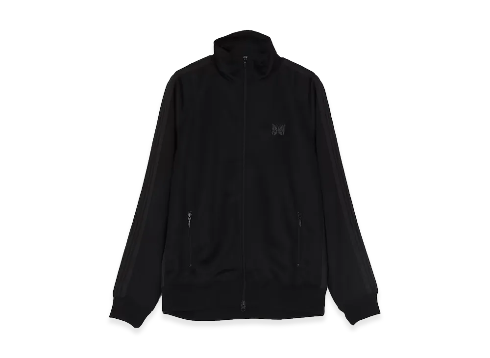 NEEDLES x FREAK'S STORE Track Jacket - PolySmooth "Black Base/Charcoal"