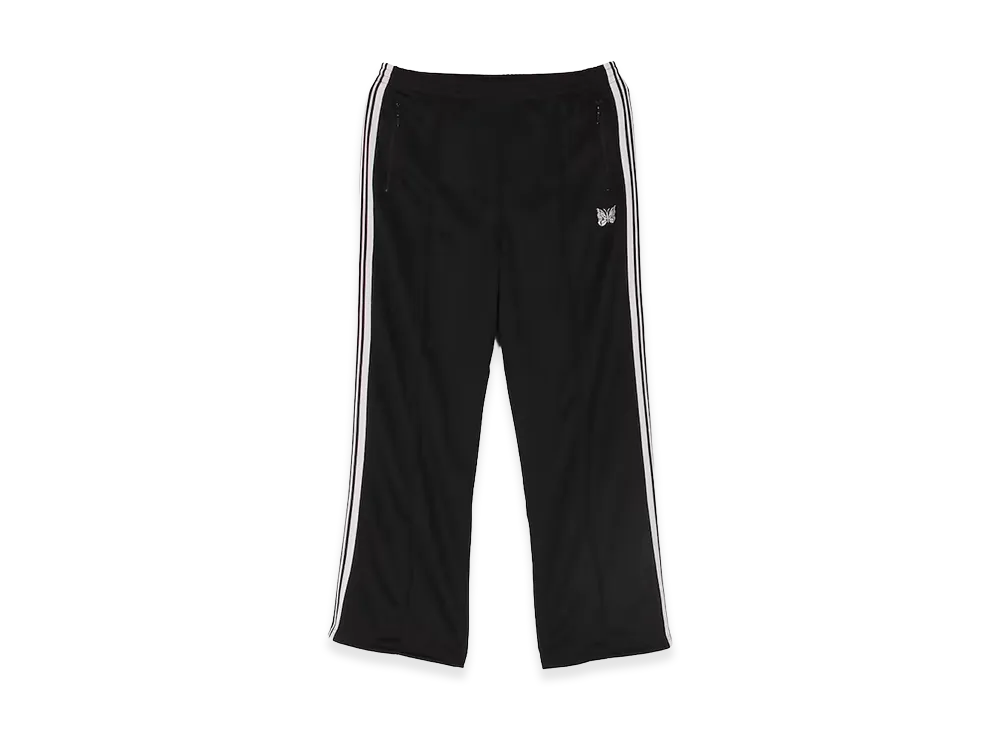 NEEDLES x FREAK'S STORE Track Pant - PolySmooth "Black Base/White"