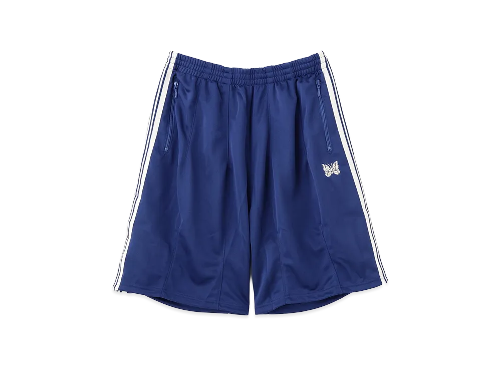 NEEDLES x BEAVER H.D Track Shorts - Poly Smooth "Royal"