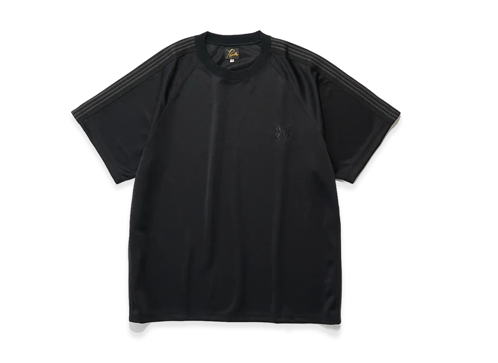 NEEDLES x STUDIOUS S/S Track Crew Neck Shirt - Mesh "Black"