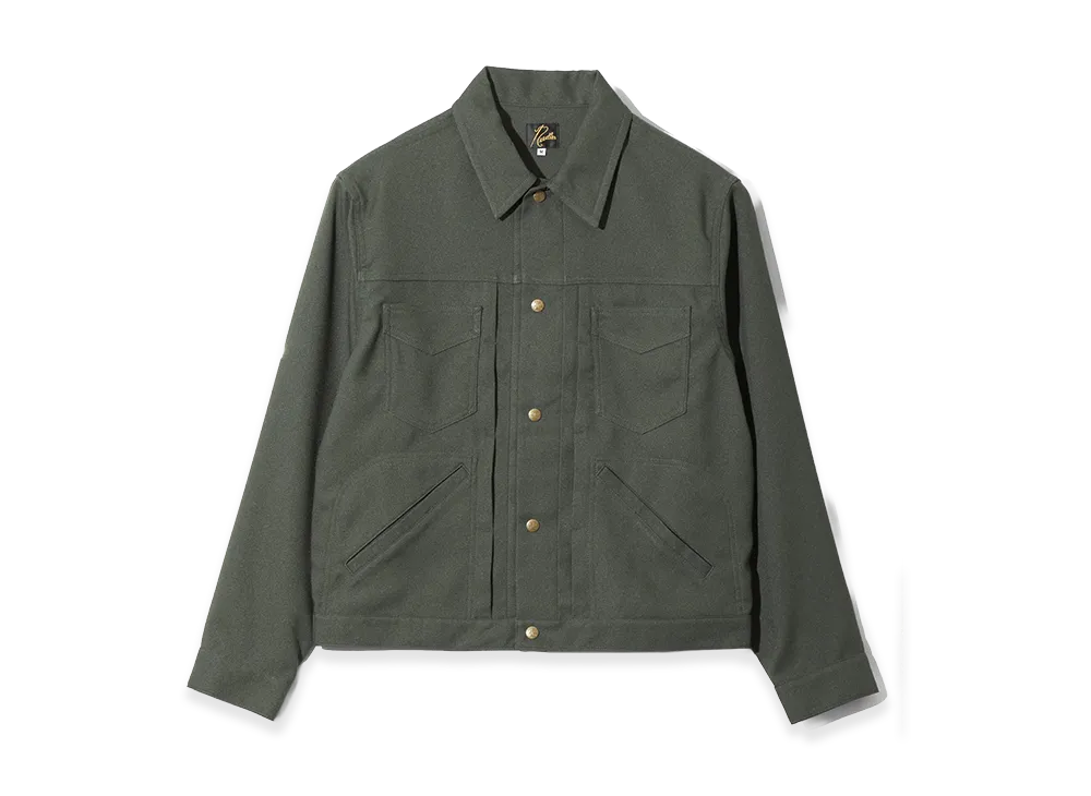 NEEDLES Penny Jean Jacket - Poly Twill "Green"