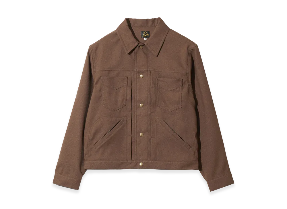 NEEDLES Penny Jean Jacket - Poly Twill "Brown"