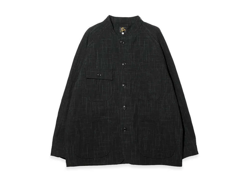 NEEDLES Chore Coat - Kasuri Jacquard "Navy"