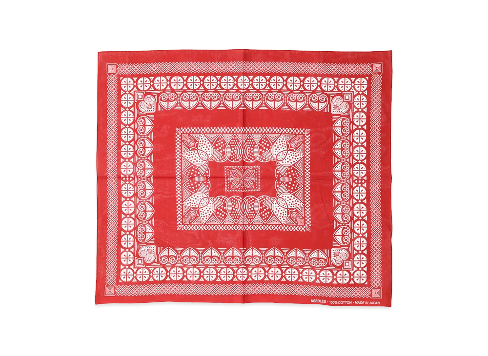 NEEDLES Bandana - Rectangle "Red"